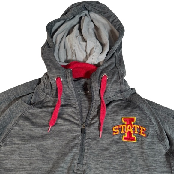 Iowa State Cyclones Colosseum Womens Hooded Pullover Long Sleeve Size Medium - Picture 2 of 16